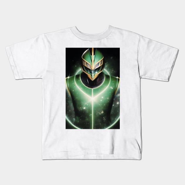 Green Ranger Kids T-Shirt by Tazlo